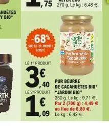 -68%  ser le 2 prosett achete  le 1" produit  3.0  40  le 2 produit  1.