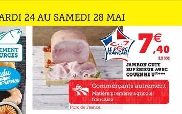 Porc de France.