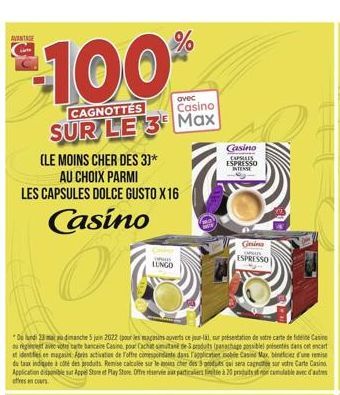 Casino  -  CAPSIAES ESPRESSO INTENSE
