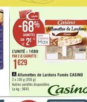 arte  -68%  CARNITIES  Casino  2 Max