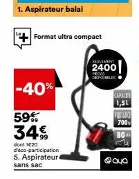 aspirateur sans sac