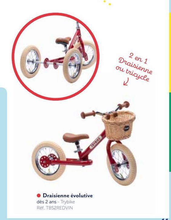 DRAISIENNE EVOLUTIVE TRYBIKE