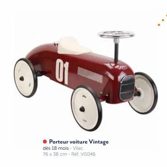 porteur voiture vintage vilac