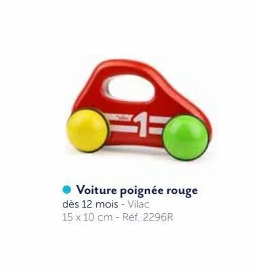 voiture poignee rouge vilac