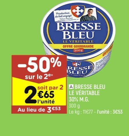 Bresse Bleu le véritable 30% M.G.