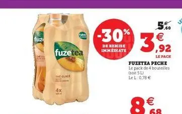 fuz  fuzetea  the glace  4x  d  -30%  de remise immediate