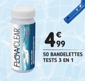 50 bandelettes tests 3 en 1