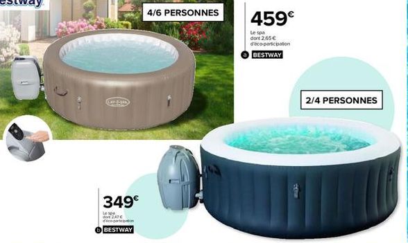 LAYLARD  349  pon BESTWAY  4/6 PERSONNES  TOR