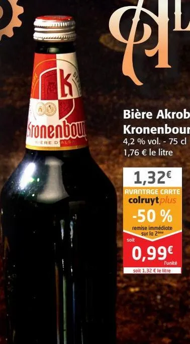 bière akrobat  kronenbourg