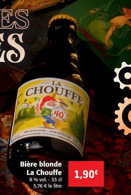 Bière blonde la Chouffe