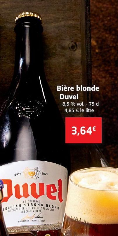 Bière blonde Duvel
