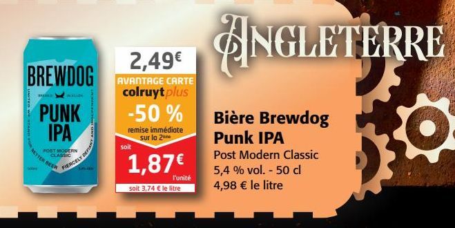 Bière Brewdog Punk IPA