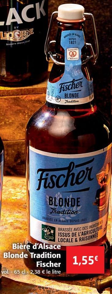 Bière d'Alsace Blonde Tradition Fischer