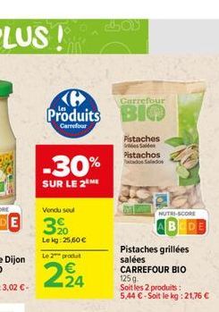 pistaches Carrefour