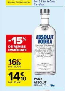 vodka Absolut