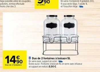 14.?0    Duo de 2 fontaines