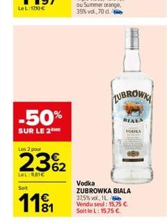 A  ZUBROWKA  BIA?A  TODEA