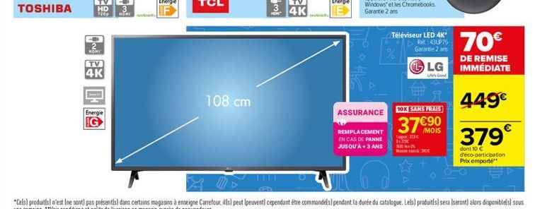 téléviseur LED LG