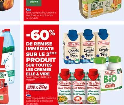 Vittel  wo  CA  fy  RECOLTES  BIO  Elle&Vire Elle&Vire Elle&Vire SEMI-ÉPAISSE SEMI-ÉPAISSE SEMI-ÉPAISSE  Crime entièremen  Crime n de Normandie de Normandie de Normandie  P  Elle&Vire Ellestire llesti