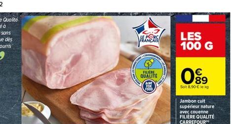 jambon cuit Carrefour