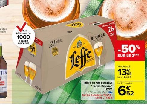 ous  êtes près de  1000  à l'avoir demandé  Zx  Jeffe  "DEAR  say  Leffe  21262  FORMAT SPECIAL  21x 25d  BLONDE