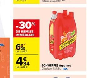  +34  Schweppes  AGRUMES