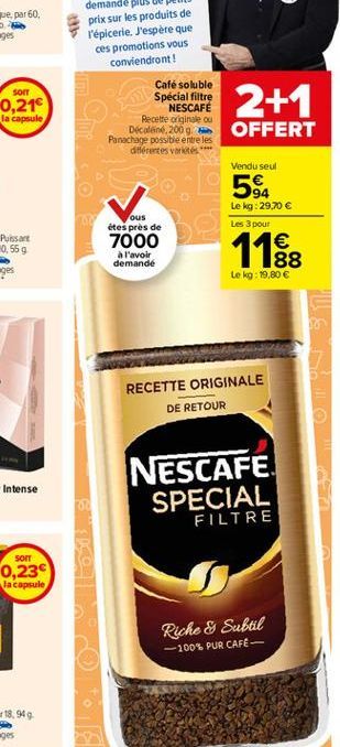 café soluble Nescafé