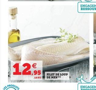 LES PRODUITS  FILET DE LOUP DE MER