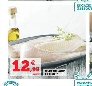 les produits  filet de loup de mer