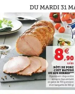 rôti de porc