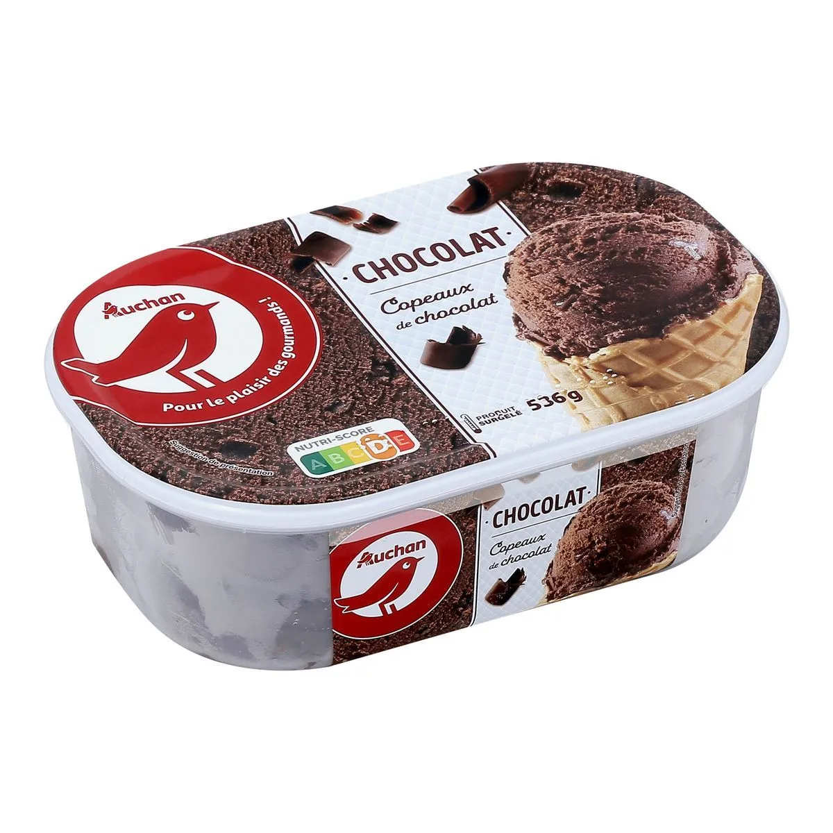 glace chocolat auchan