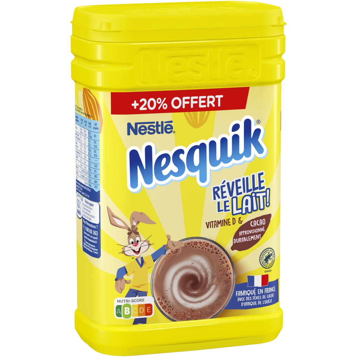 POUDRE CHOCOLATÉE NESQUIK