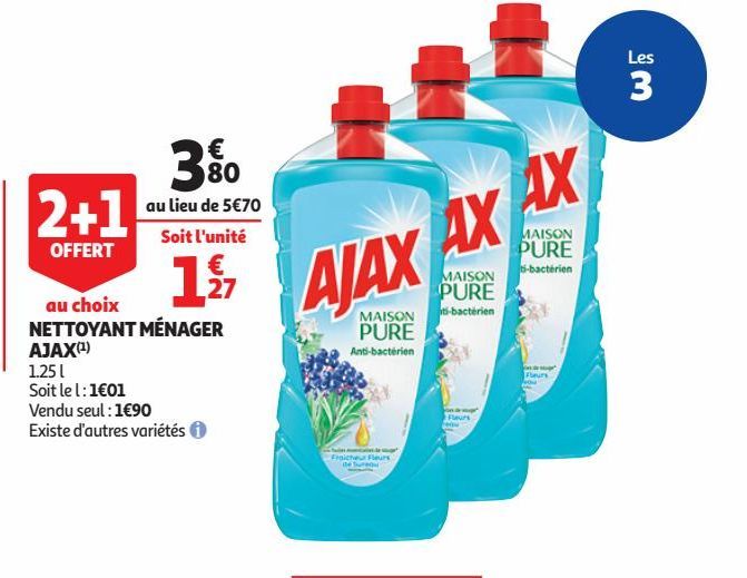 NETTOYANT MÉNAGER AJAX