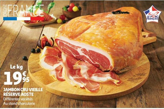 JAMBON CRU VIEILLE RÉSERVE AOSTE