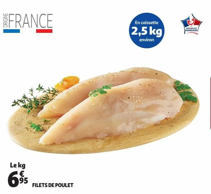 filets de poulet