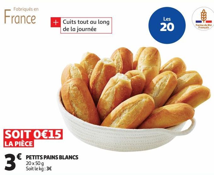 PETITS PAINS BLANCS