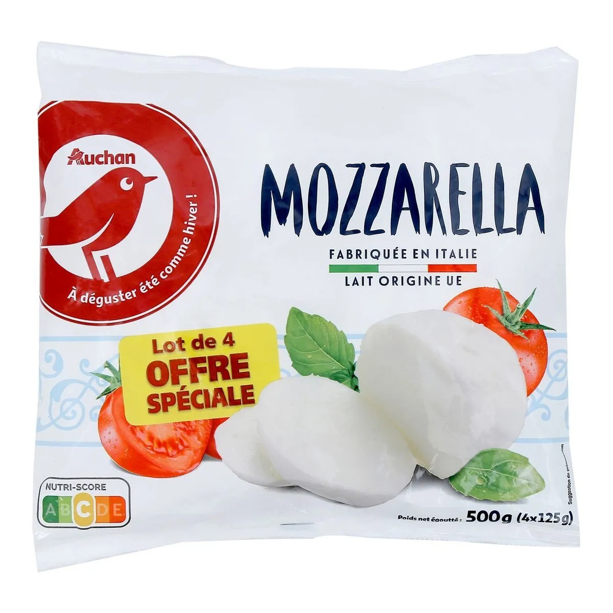 mozzarella auchan