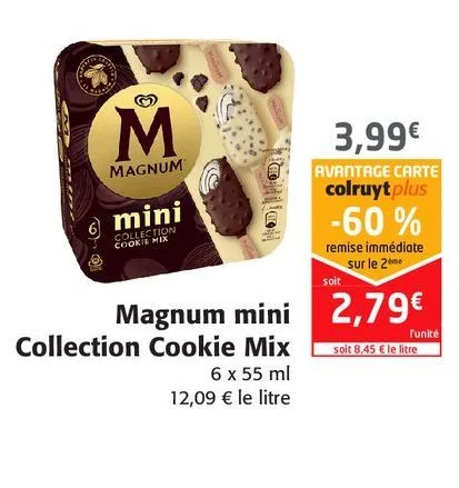 magnum mini collection cookie mix