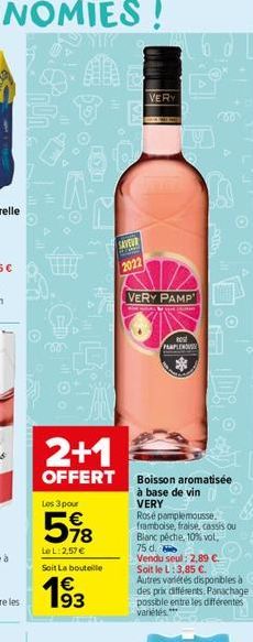 VERY  SAVEUR  2022  VERY PAMP  ROSE  4.6  D:D::  PARLEN