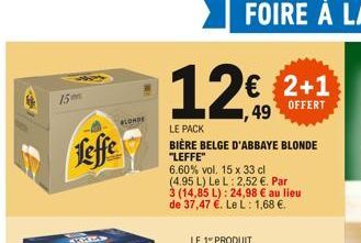 15  Leffe  BLONDE