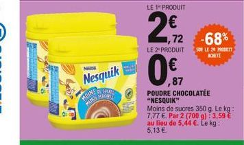 Nesquik  MOINS  SURFITR  MANECAND  0%,