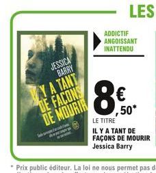 JESSICA BARRY  YA TANT DE FACONS  DE MOURIR