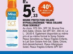 Mixa  SOLAIRE ANH  50