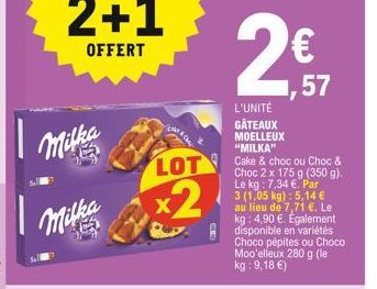 |  Milka  Milka  2,57  C