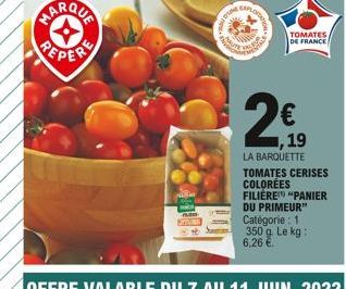 no  EXPLENDEN  TOMATES/ DE FRANCE