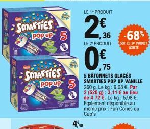 SMARTIES popup 5  s  at  SMARTIES popup 5  20  # IF  Sc