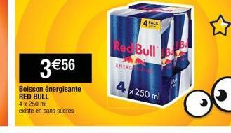 PACK  Red Bull  ENERG  4x250 ml