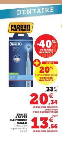 PRODUIT PARTENAIRE  Oral B  PRO 1