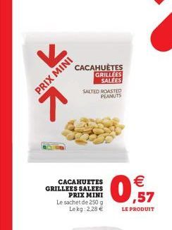 cacahuètes grillées