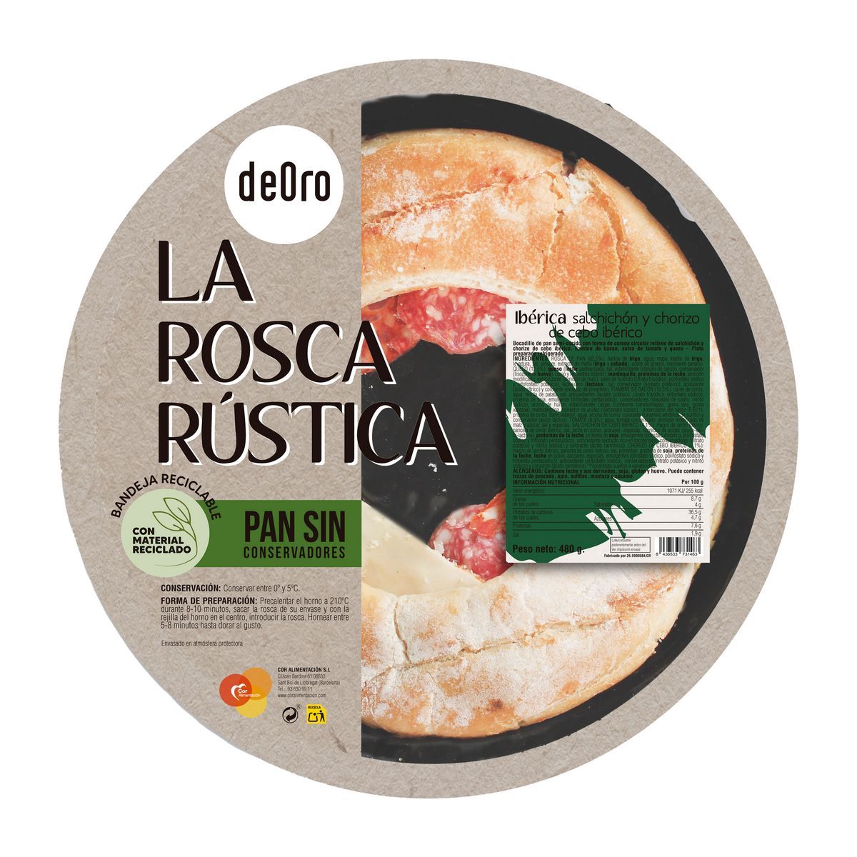 DEORO ROSCA RUSTICA IBERICA